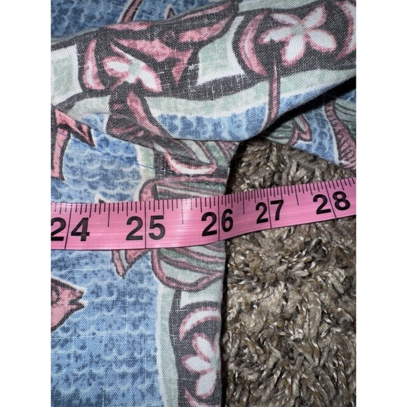 VTG Reyn Spooner Mens Four Button Down Hawaiian Shirt Floral Fish Design XL USA - Picture 16 of 16